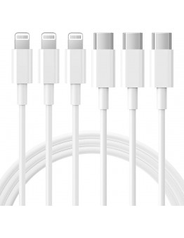 USB C to Lightning Cable 3Pack 10FT [MFi Certified] Type C Power Delivery Fast Charging Cord for iPhone 14/13/12/11/XS/XR/X/8/iPad